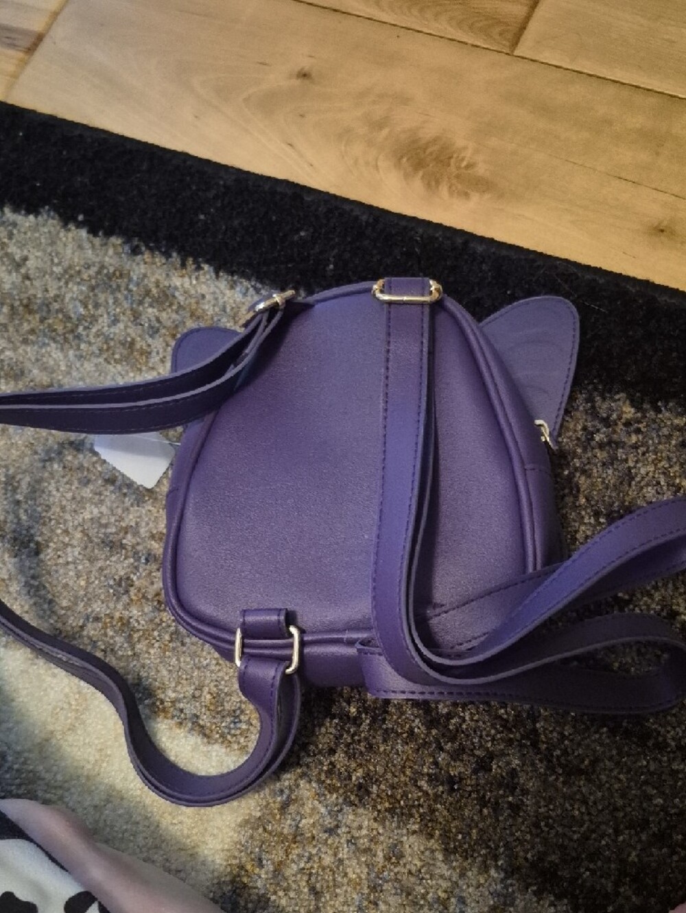 Purple Butterfly Crossbody Bag for Women - Cute Lilac Accent - Picture 3 of 5
